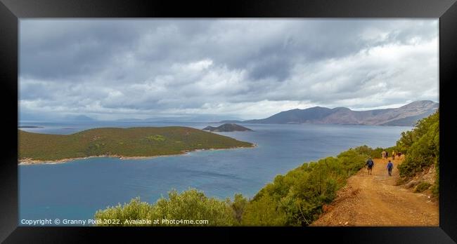 Island Trails  Framed Print by Margaret Ryan