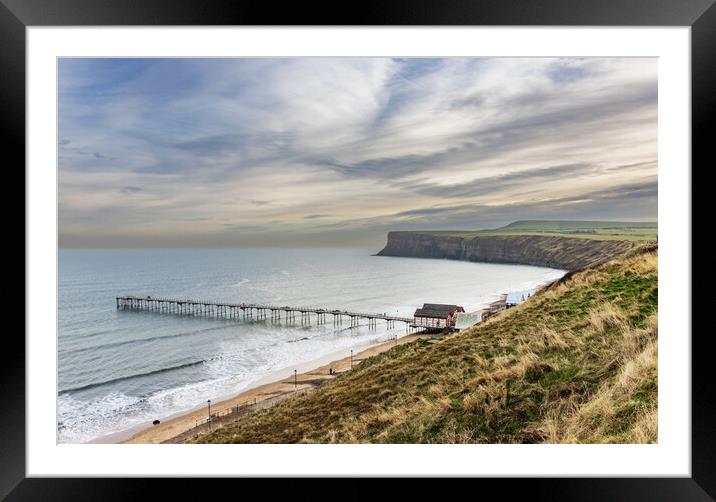 Saltburn-by-the-sea Framed Mounted Print by keith sayer