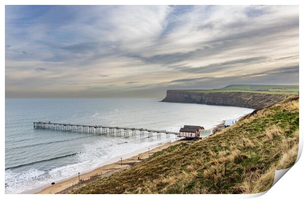 Saltburn-by-the-sea Print by keith sayer