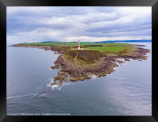 Approaching Tarbat Ness Lighthouse Framed Print by Bill Buchan
