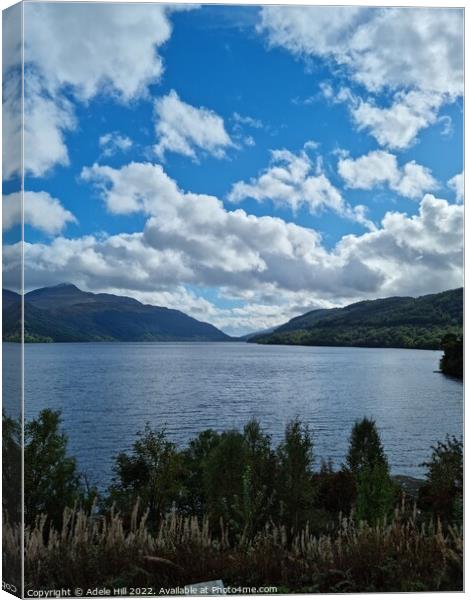 Lochs and Lakes Canvas Print by Adele Hill