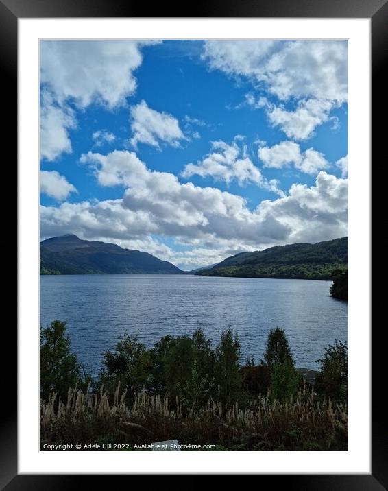 Lochs and Lakes Framed Mounted Print by Adele Hill