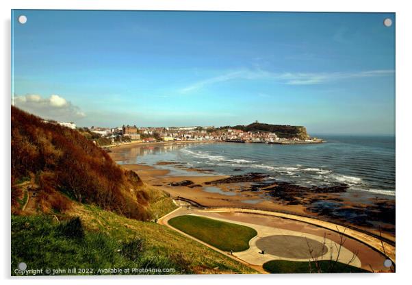 South bay, Scarborough. Acrylic by john hill