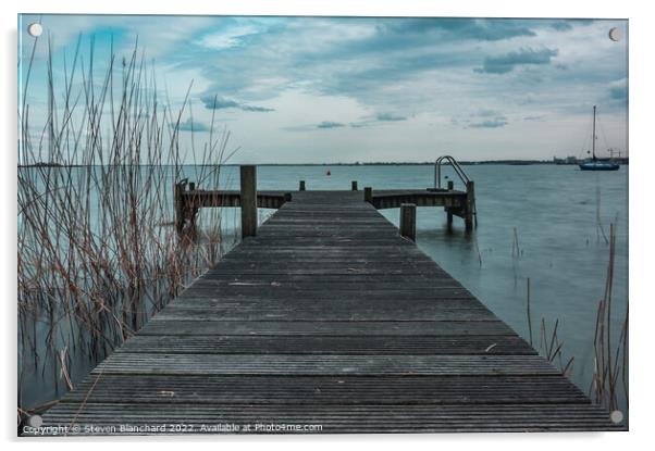 Lake side Holland Acrylic by Steven Blanchard