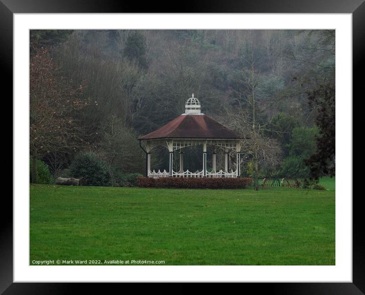 Winter in the Park Framed Mounted Print by Mark Ward