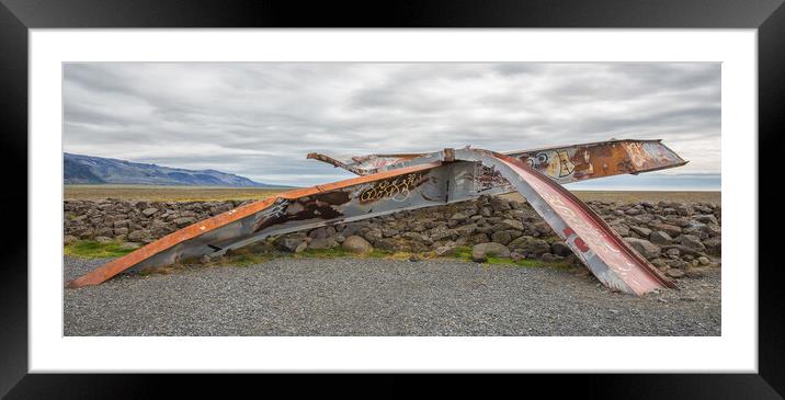 Icelandic Bridge Framed Mounted Print by Mark Godden