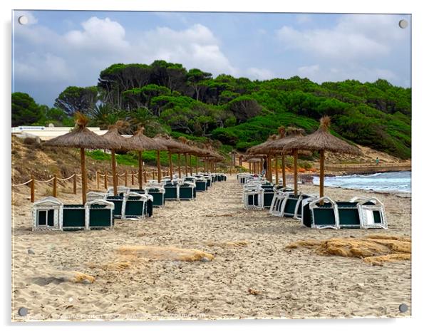 Early Morning at Santo Tomas Beach Acrylic by Deanne Flouton