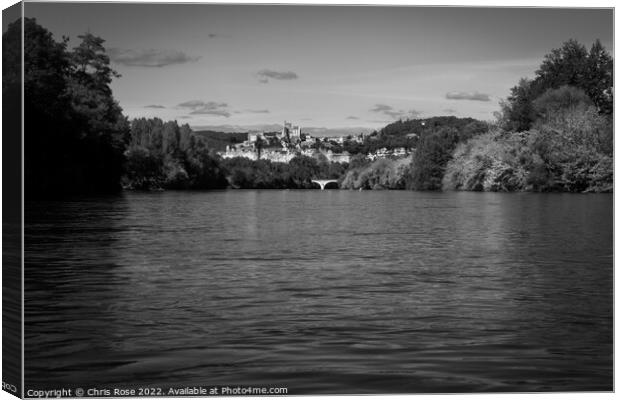 Dordogne River kayak trip Canvas Print by Chris Rose