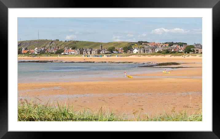 Elie Earlsferry Beach - Earlsferry and Elie, Fife Framed Mounted Print by Kay Roxby