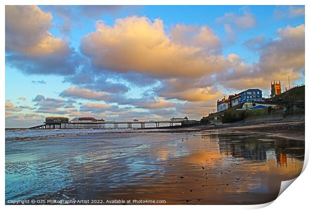 Cromer Reflections Print by GJS Photography Artist
