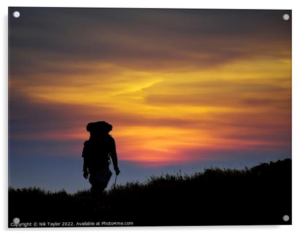 Sunset Adventure Acrylic by Nik Taylor