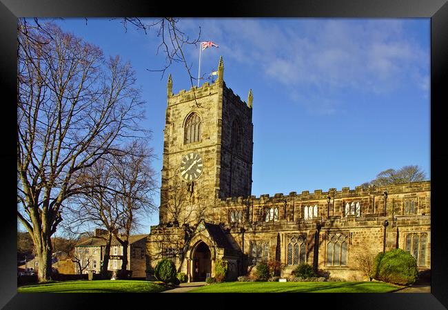 Holy Trinity church, Skipton, North Yorkshire Framed Print by David Birchall