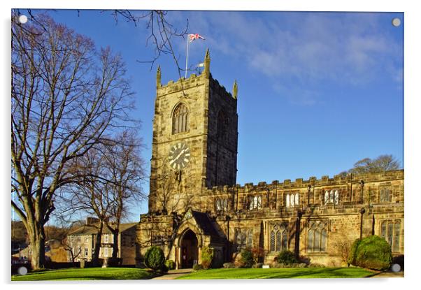 Holy Trinity church, Skipton, North Yorkshire Acrylic by David Birchall