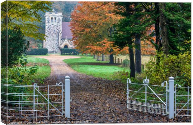 Gate to St Stephen's Canvas Print by Jim Monk