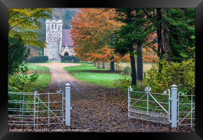 Gate to St Stephen's Framed Print by Jim Monk