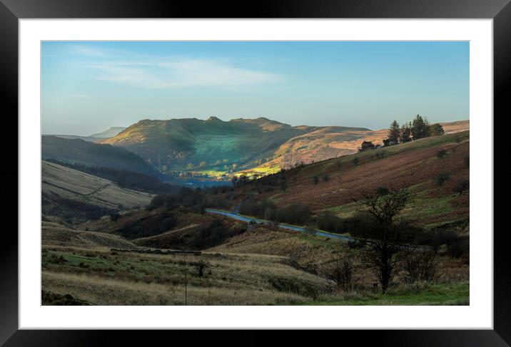 The Swansea Valley Framed Mounted Print by Leighton Collins