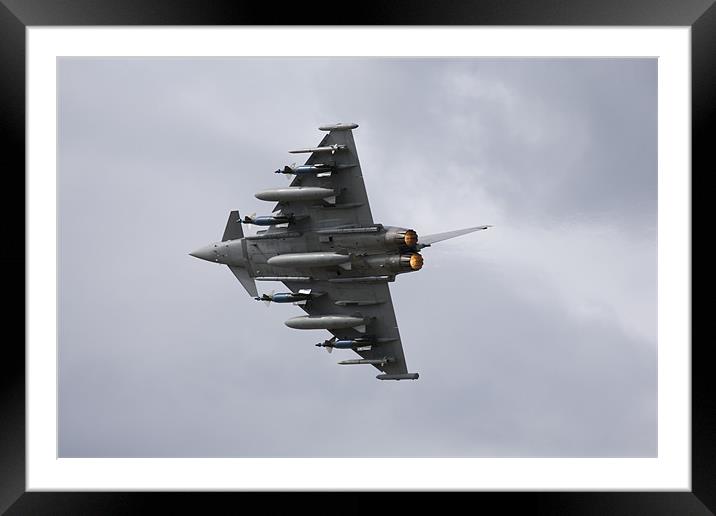 BAE Typhoon Framed Mounted Print by Ian Middleton