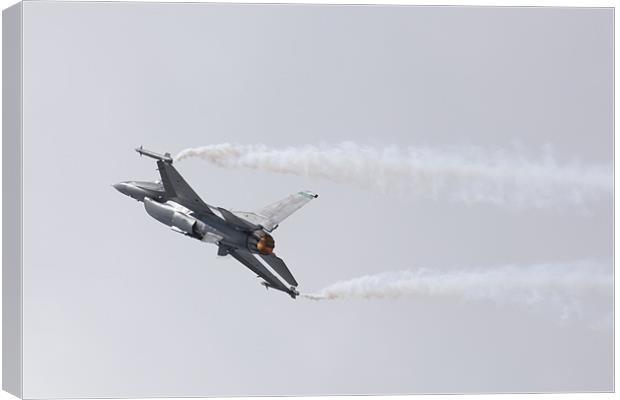 Lockheed Martin F-16 Fighting Hornet Canvas Print by Ian Middleton