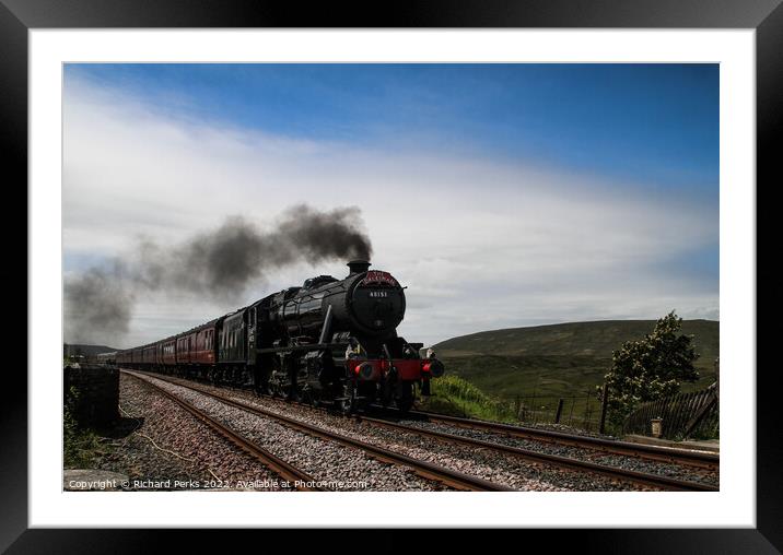 The Dalesman at Garsdale Framed Mounted Print by Richard Perks