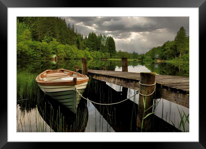 Loch Ard,Scotland. Framed Mounted Print by jim wilson