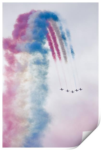 The Red Arrows Print by Ian Middleton