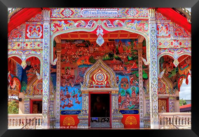 Wat Hua Wiang Taj, Framed Print by Kevin Hellon