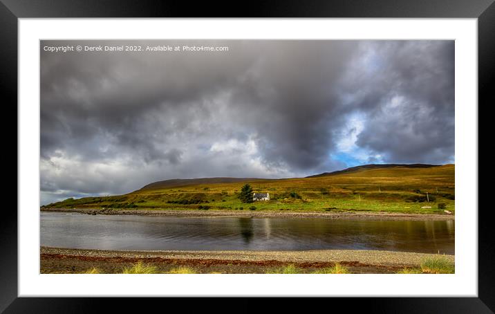 Glenbrittle, Isle of Skye (panoramic) Framed Mounted Print by Derek Daniel