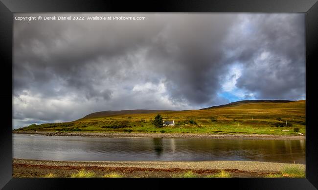 Glenbrittle, Isle of Skye (panoramic) Framed Print by Derek Daniel
