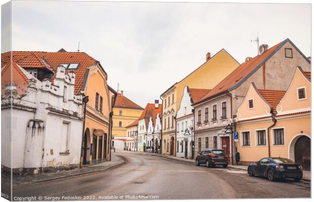 Old town of Trebon, Czech Republic Canvas Print by Sergey Fedoskin