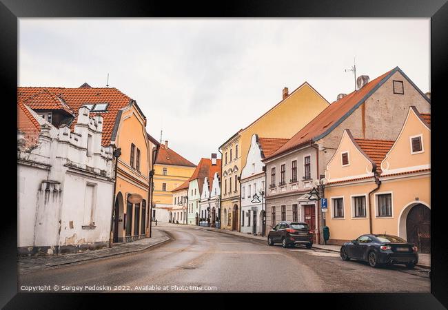 Old town of Trebon, Czech Republic Framed Print by Sergey Fedoskin