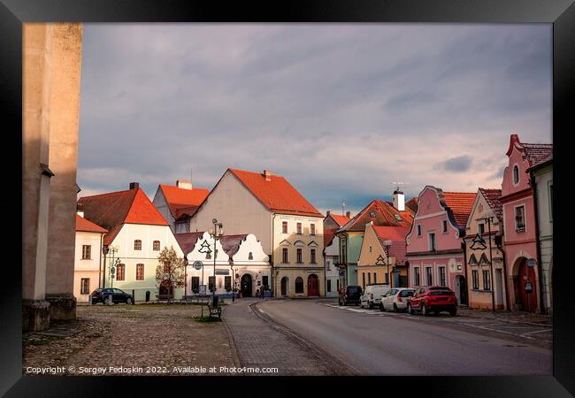 Old town of Trebon, Czech Republic Framed Print by Sergey Fedoskin