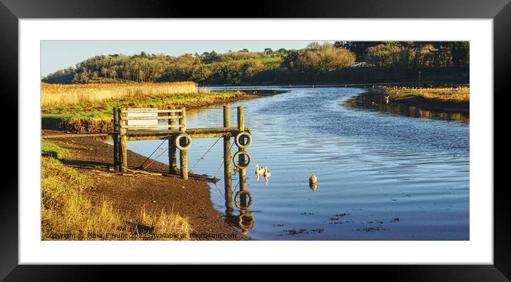 The Old Jetty At The Passage House Inn  Framed Mounted Print by Peter F Hunt