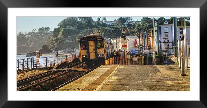 Dawlish Station South Devon Framed Mounted Print by Peter F Hunt