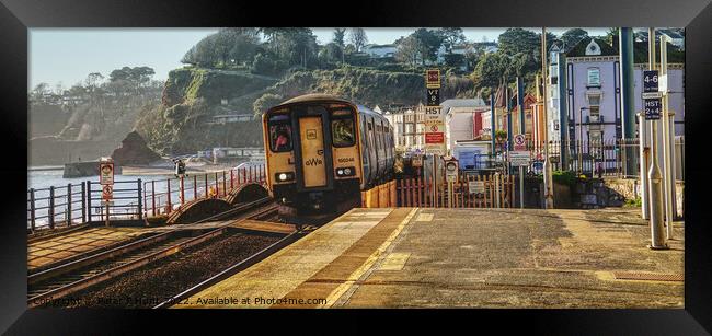 Dawlish Station South Devon Framed Print by Peter F Hunt
