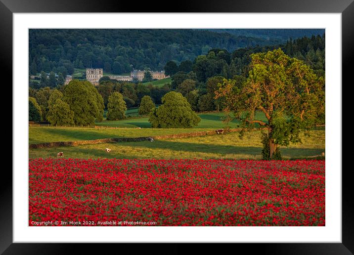Poppies in the Peak District Framed Mounted Print by Jim Monk