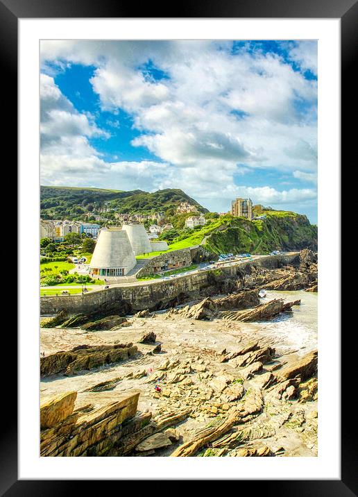 The Iconic Landmark of Ilfracombe Framed Mounted Print by Roger Mechan