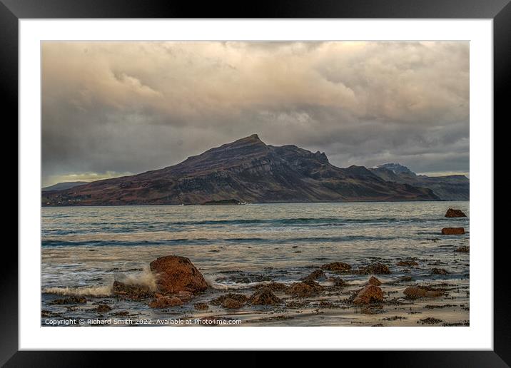 Ben Tianavaig Framed Mounted Print by Richard Smith