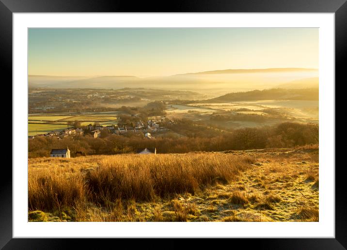 Rhiwfawr in the Swansea Valley Framed Mounted Print by Leighton Collins