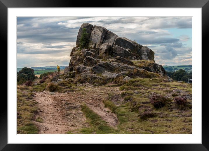 Ashover Rock Framed Mounted Print by Wendy Williams CPAGB