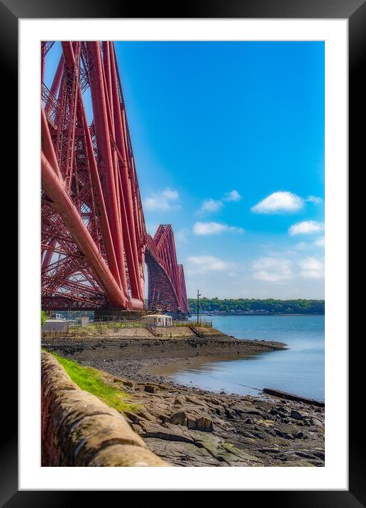 Forth Road Bridge Framed Mounted Print by Duncan Loraine