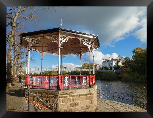 The Bandstand, Chester Framed Print by Wendy Williams CPAGB