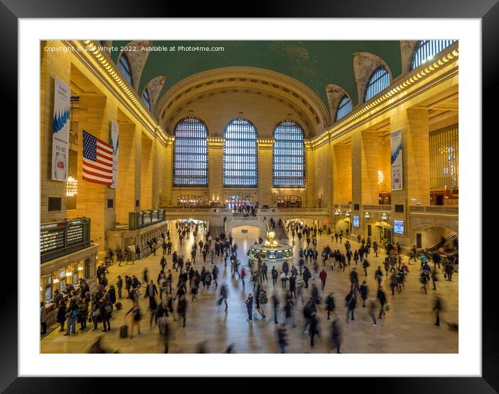 Grand Central Terminal Framed Mounted Print by Jeff Whyte
