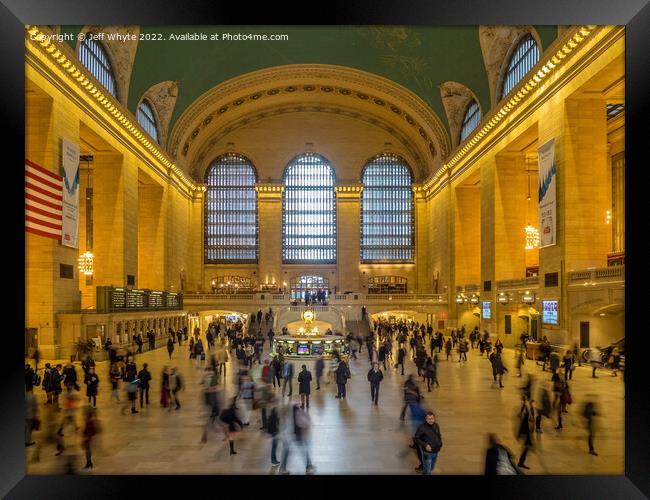 Grand Central Terminal Framed Print by Jeff Whyte