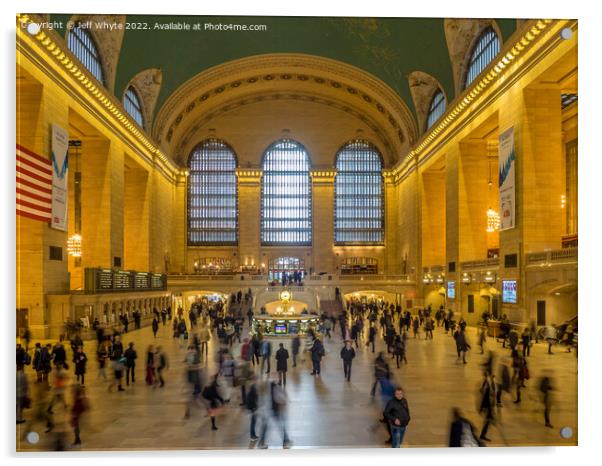 Grand Central Terminal Acrylic by Jeff Whyte