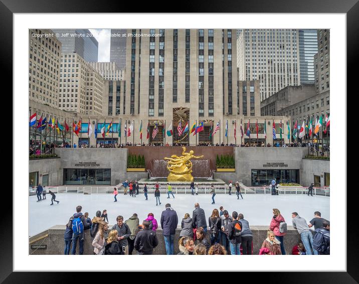 Rockefeller Center Framed Mounted Print by Jeff Whyte