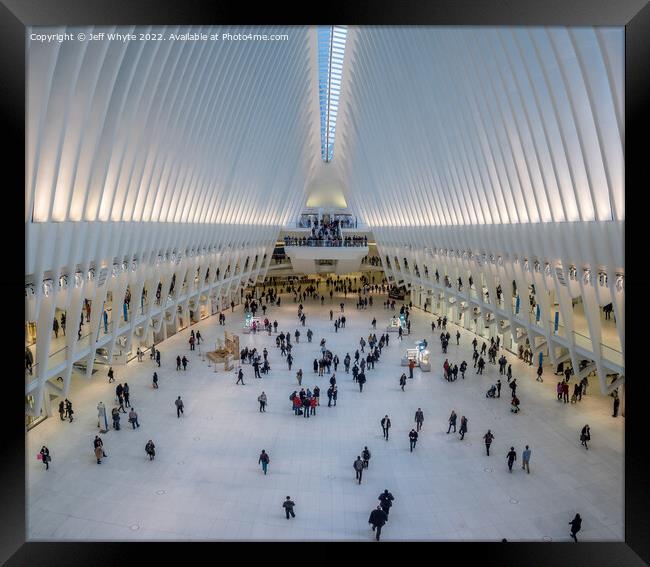 Interior of the Oculus Framed Print by Jeff Whyte