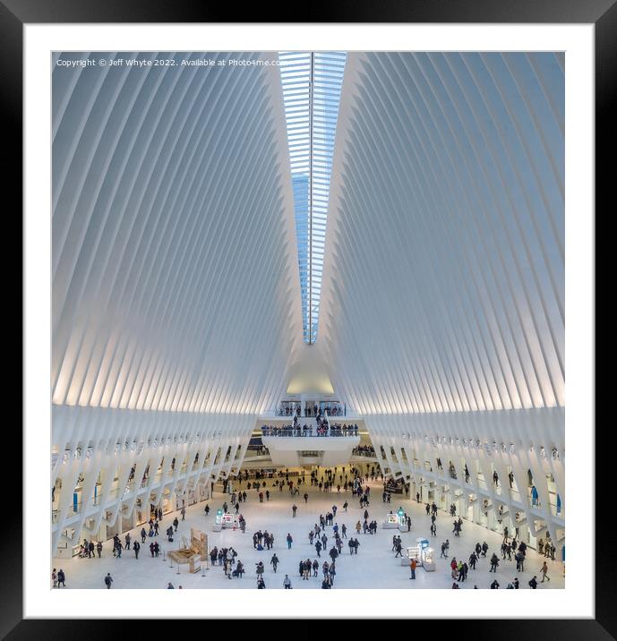 Interior of the Oculus Framed Mounted Print by Jeff Whyte