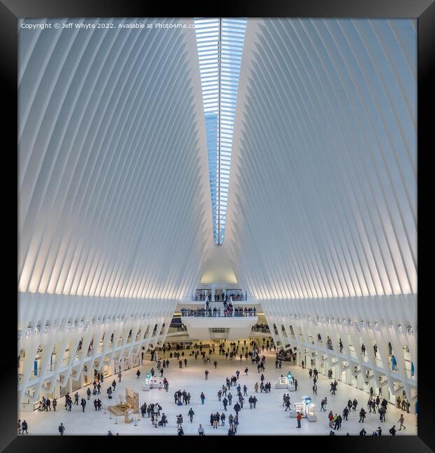 Interior of the Oculus Framed Print by Jeff Whyte