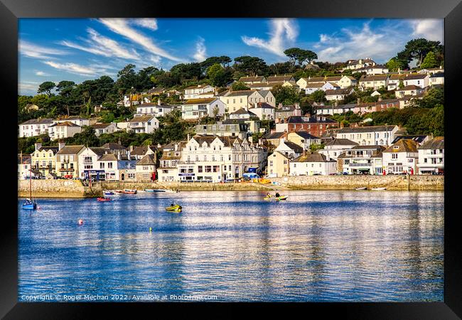 Serenity at St Mawes Framed Print by Roger Mechan