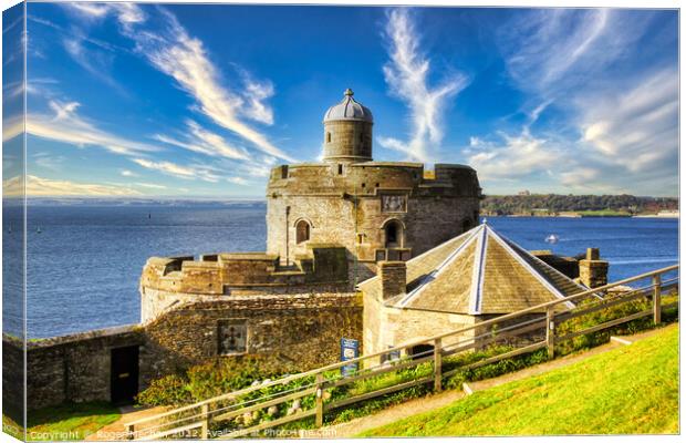 Henry VIII's Coastal Fortress Canvas Print by Roger Mechan